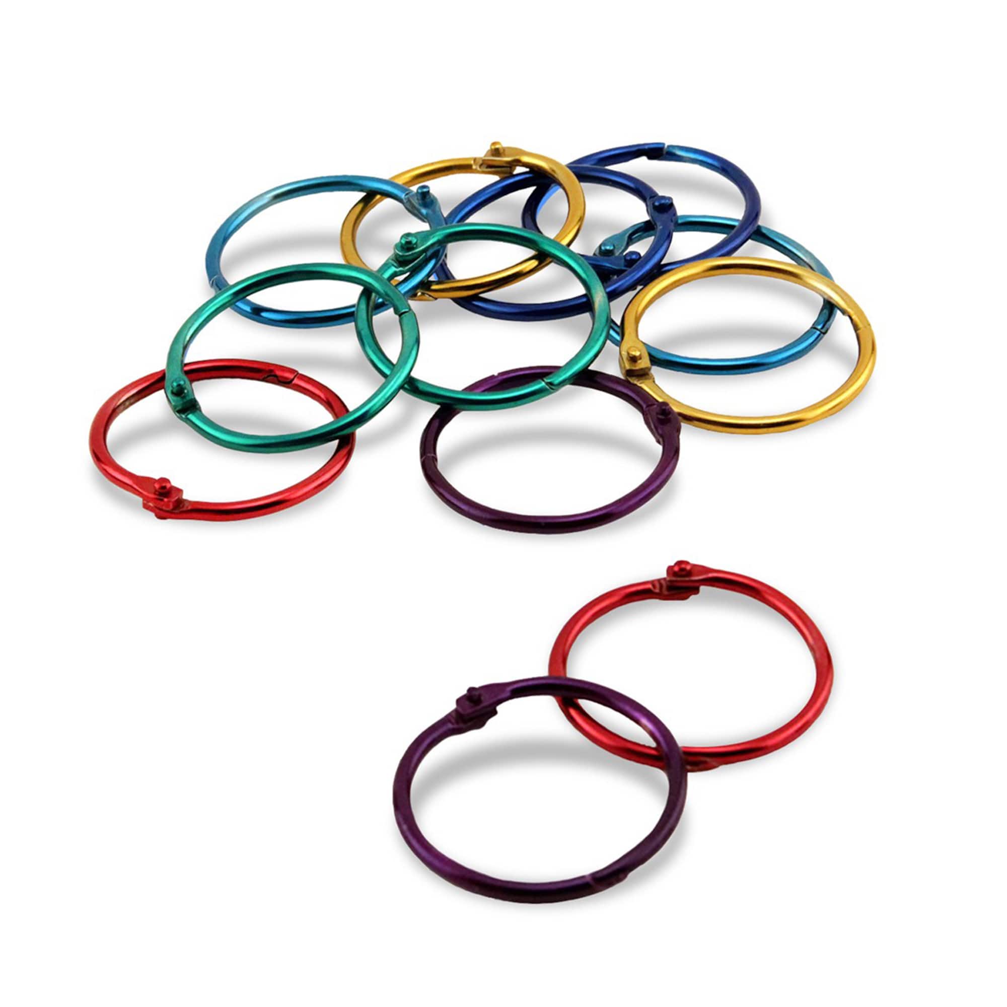 Hygloss® Book Rings, 1.1/2", 2 Packs of 100